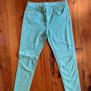 7 For All Mankind green pants